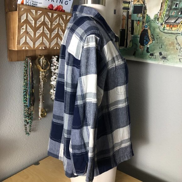 Fiorlini International Cropped Plaid Shirt - Picture 4 of 12